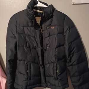 Hollister Kids Puffer Jacket - Dark Blue